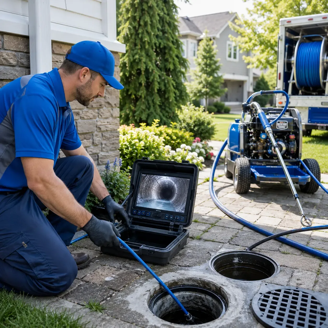 Outdoor drain cleaning professionals serving Juliustown, NJ